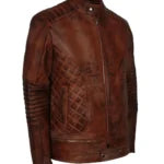 Iconic Vintage Distressed Brown Leather Jacket
