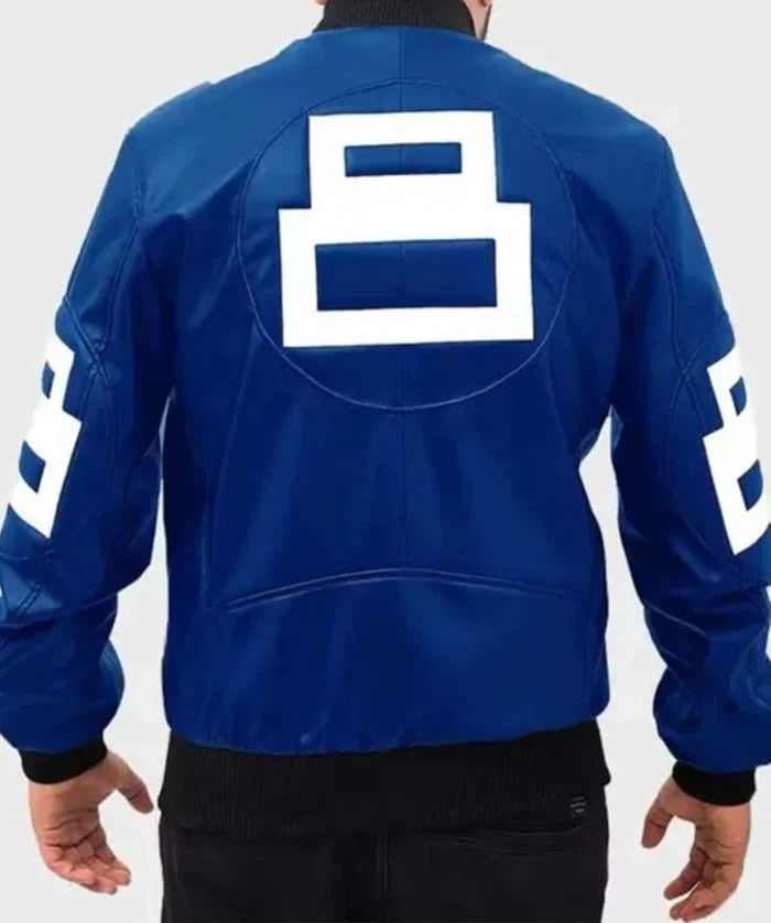 8 Ball Leather Bomber Jacket