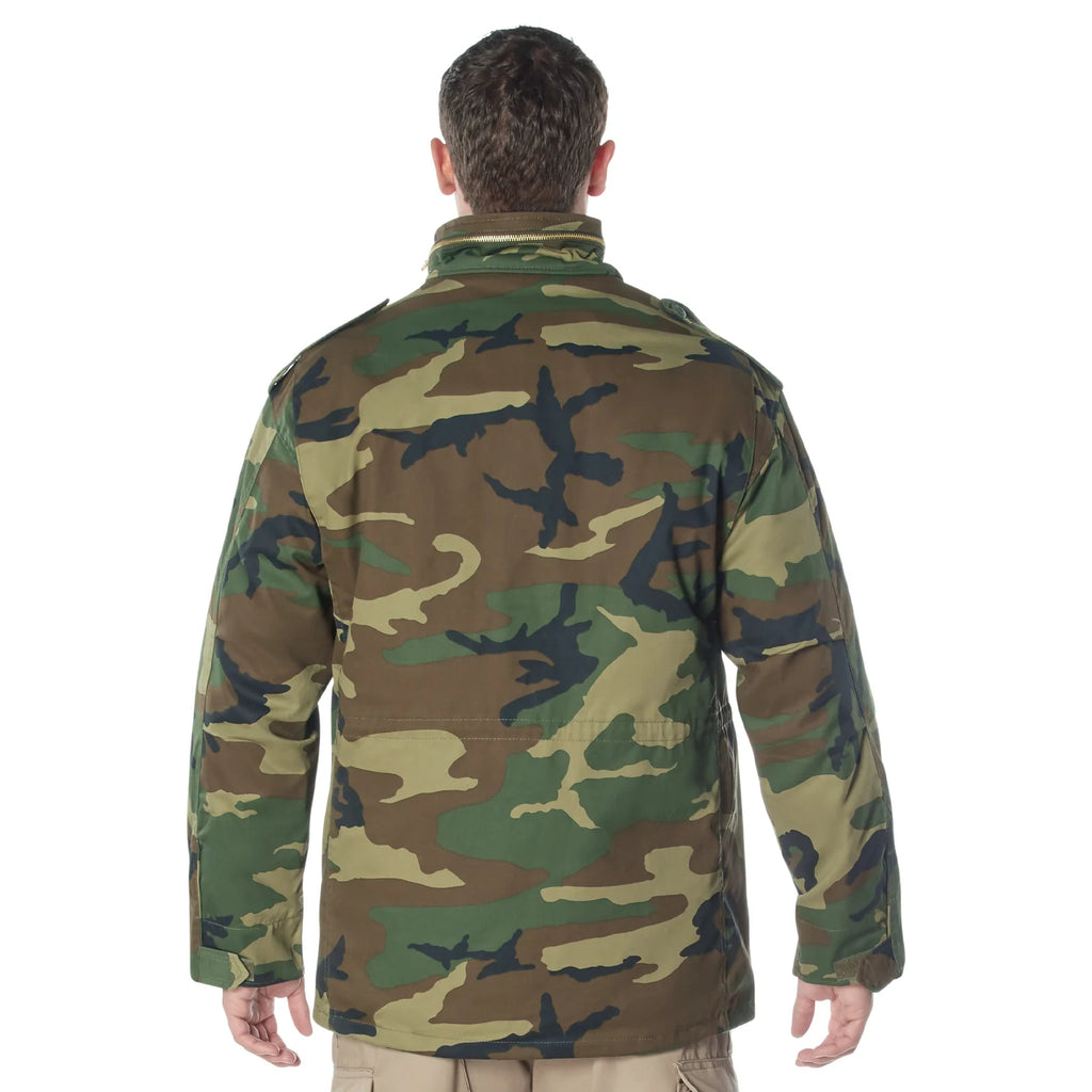 Vintage M-65 Field Jacket - Woodland Camo | Military Style