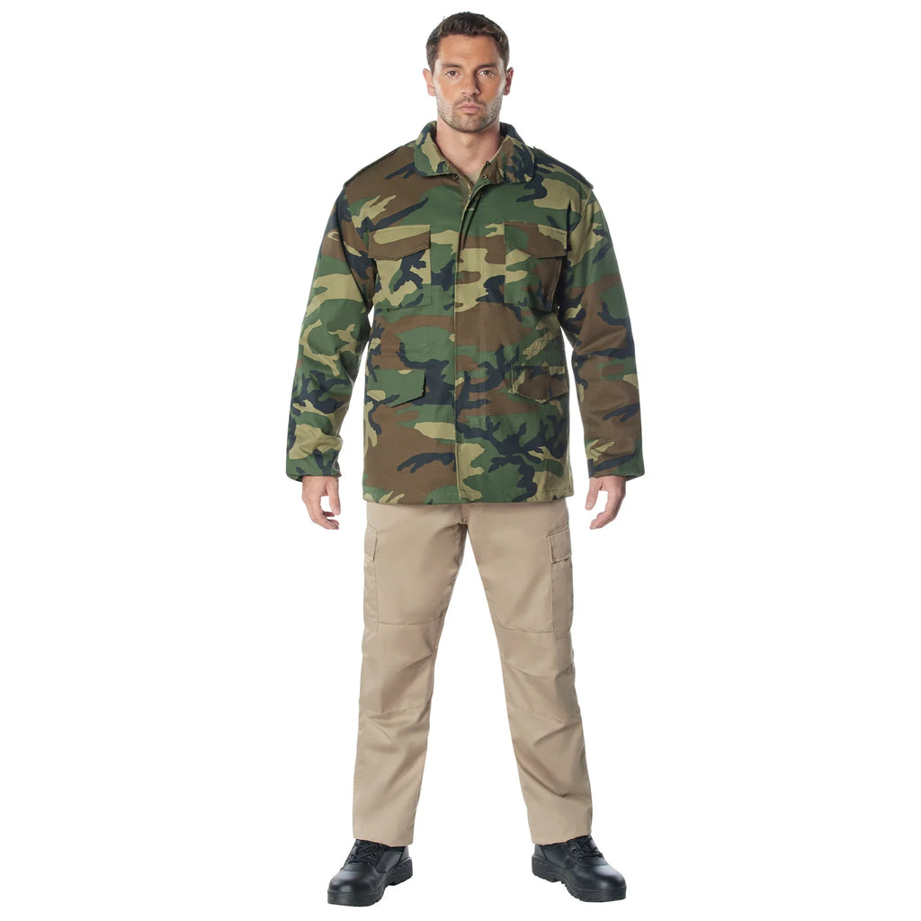 Vintage M-65 Field Jacket - Woodland Camo | Military Style