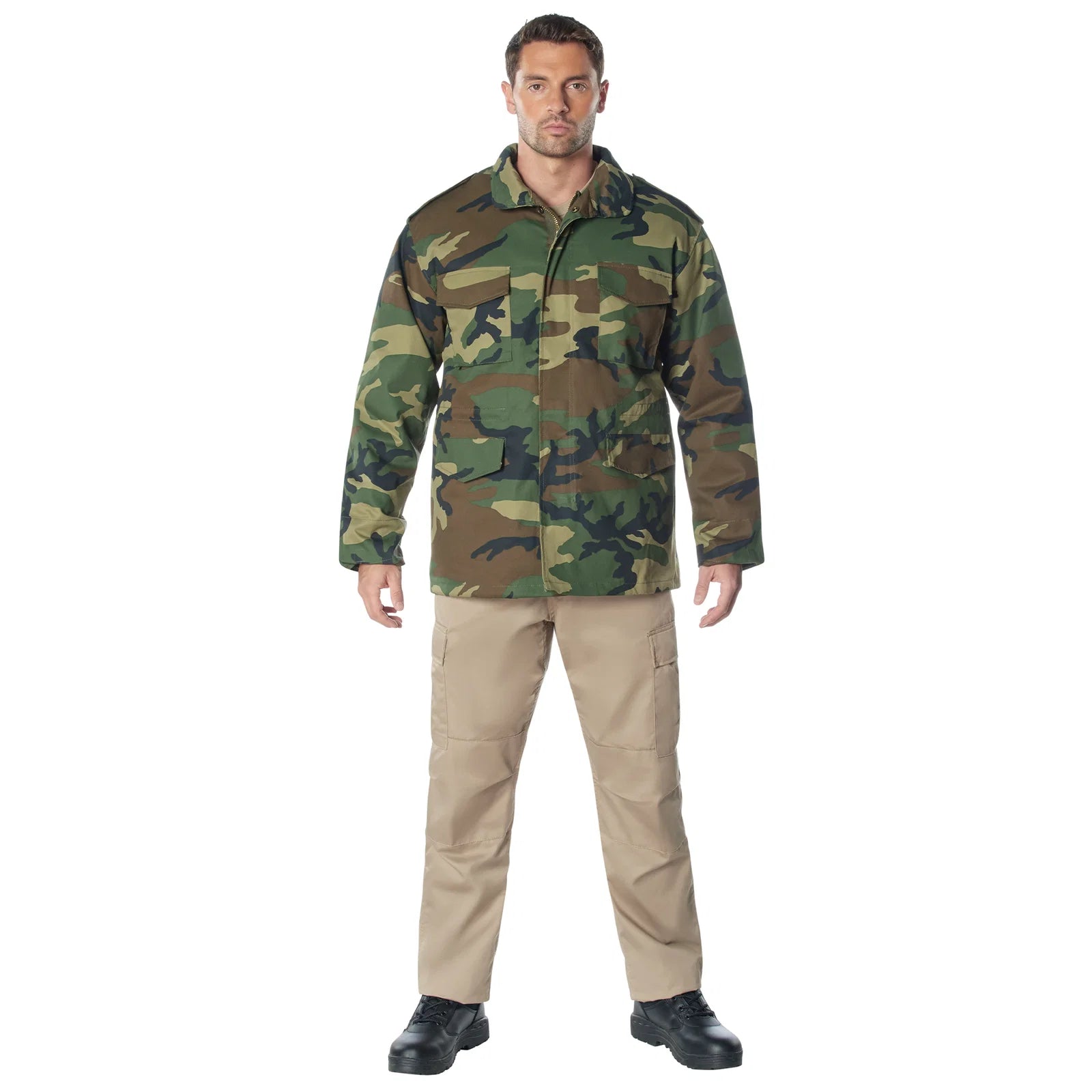 Vintage M-65 Field Jacket - Woodland Camo | Military Style
