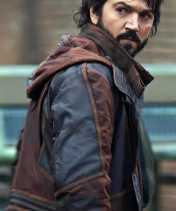 Andor Style Long Leather Coat for Men