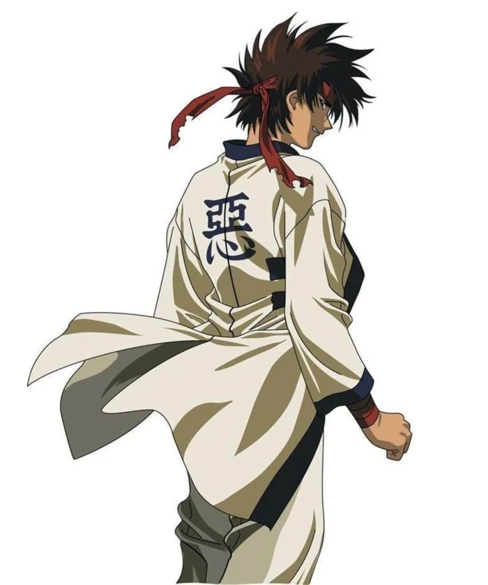 Anime Rurouni Kenshin Sanosuke Cosplay Outfit