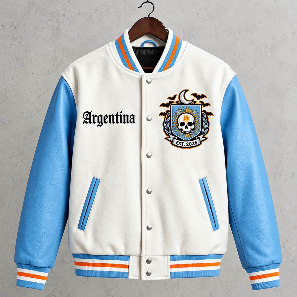 Hollywood Jacket Unisex Argentina Halloween Varsity Jacket