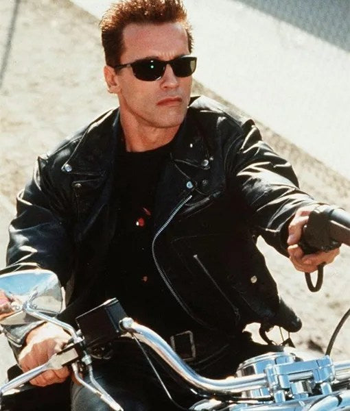 Barney Stinson Inspired Terminator Style Leather Jacket