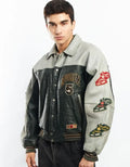 Hollywood Jackets ASAP Rocky Praise the Lord Avirex Leather Varsity Jacket