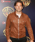 Hollywood Jackets A Star Is Born Bradley Cooper Brown Leather Jacket