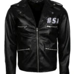 George Michael Inspired BSA Tribute Men’s Biker Leather Jacket