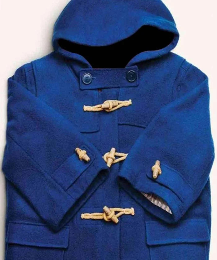 Paddington Bear Blue Hooded Duffle Coat