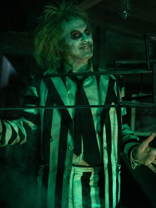 Hollywood Jackets Beetlejuice Betelgeuse Michael Keaton Costume Suit