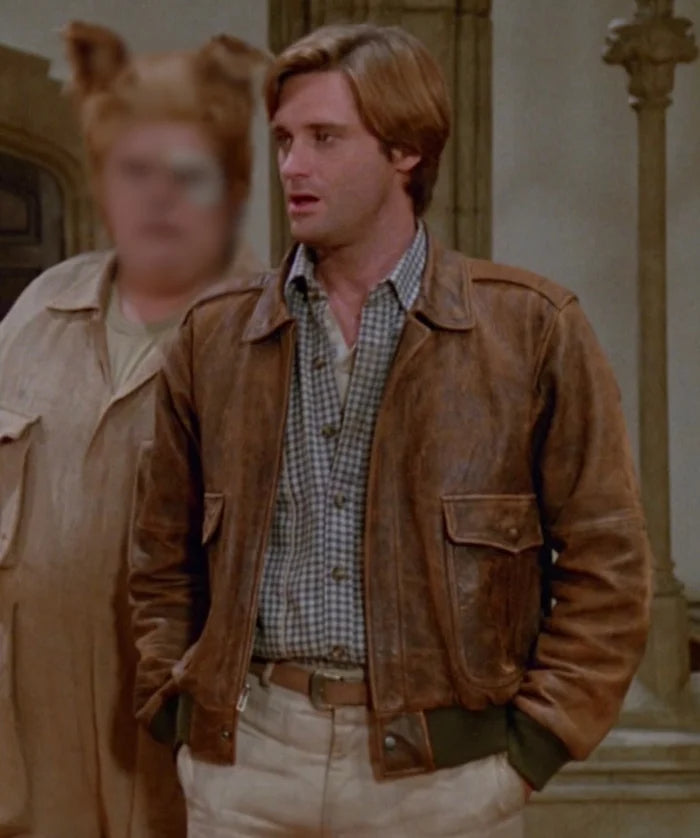 Hollywood Jackets Bill Pullman Lone Starr Spaceballs Leather Jacket