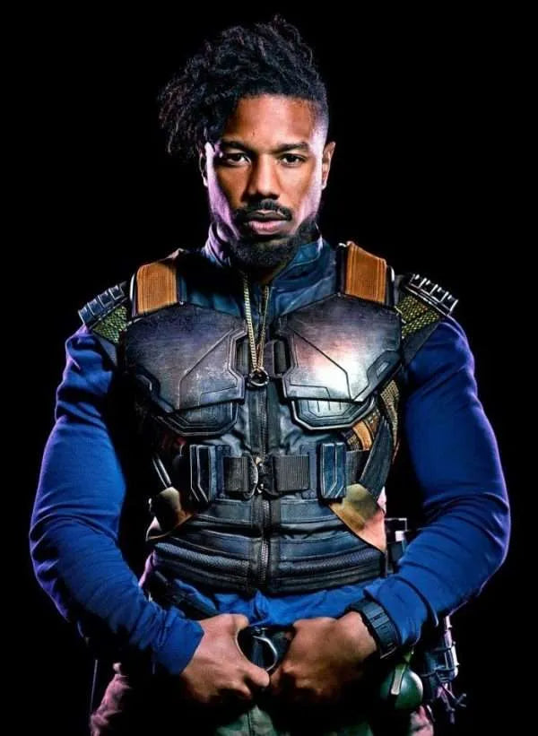 Hollywood Jackets Erik Killmonger Black Panther Vest