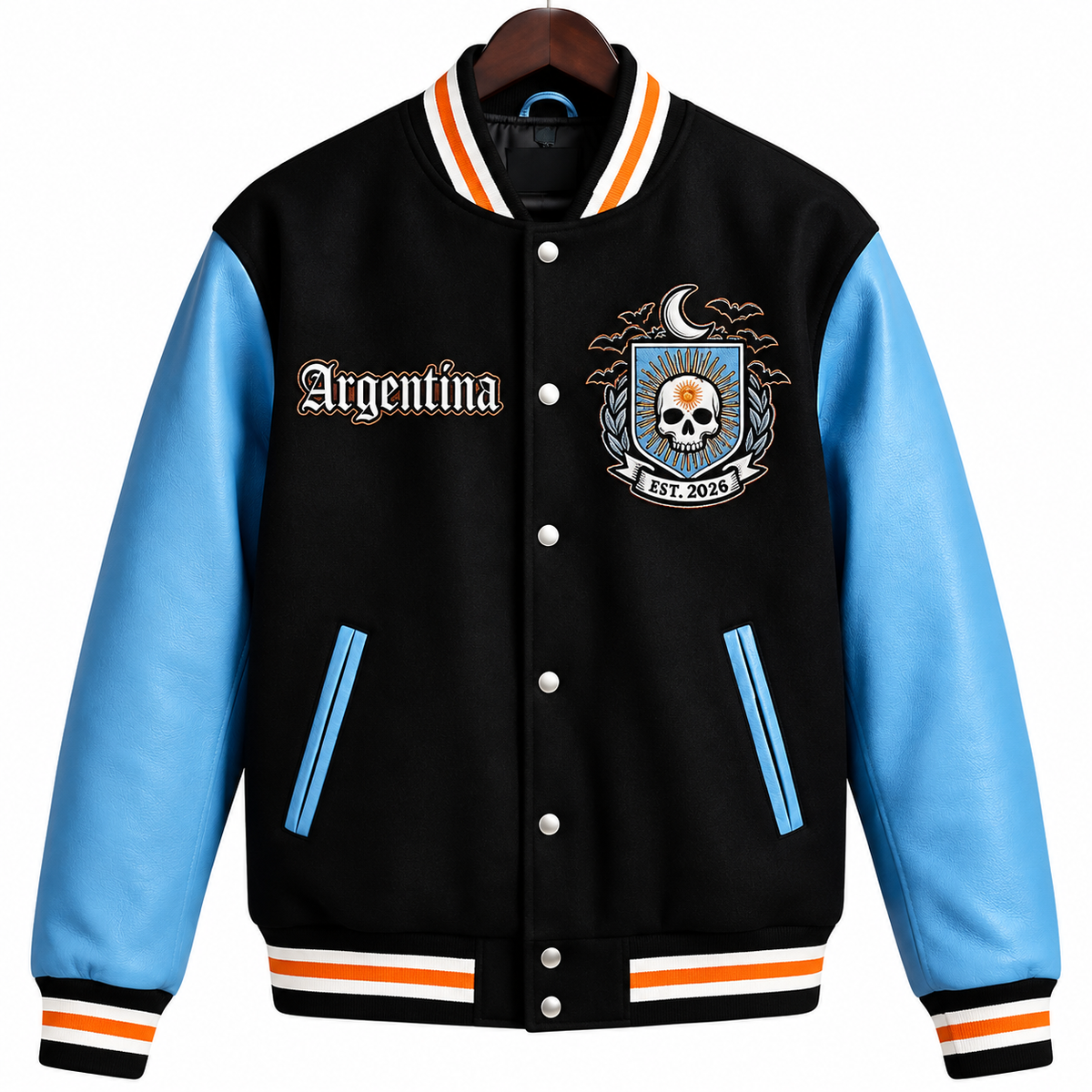 Hollywood Jacket Unisex Argentina Halloween Varsity Jacket