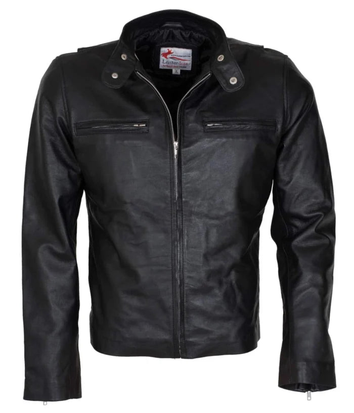 Bradley Cooper Inspired Adam Jones Black Leather Jacket