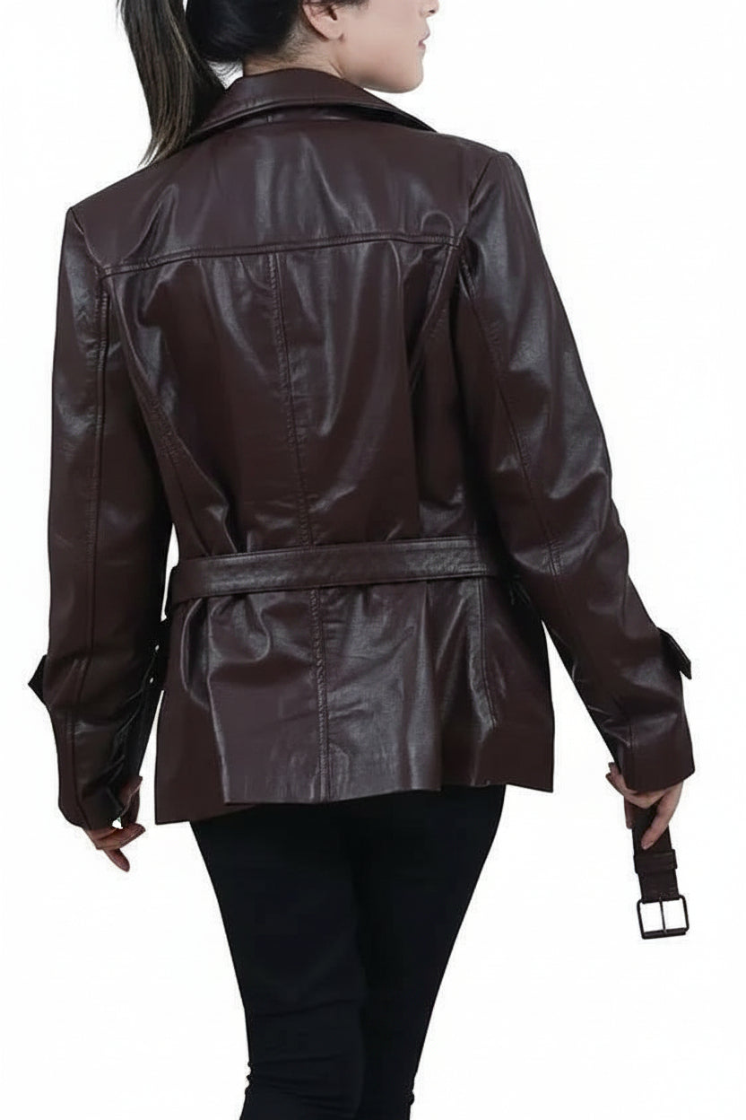 Hollywood Jackets Captain America Peggy Carter Leather Jacket