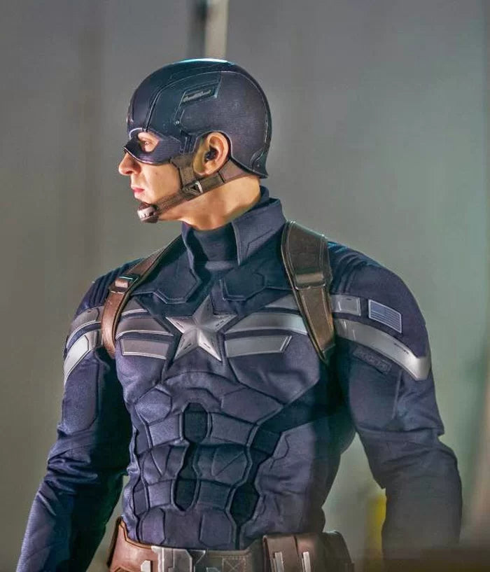 Hollywood Jackets Captain America The Winter Soldier Leather Jacket