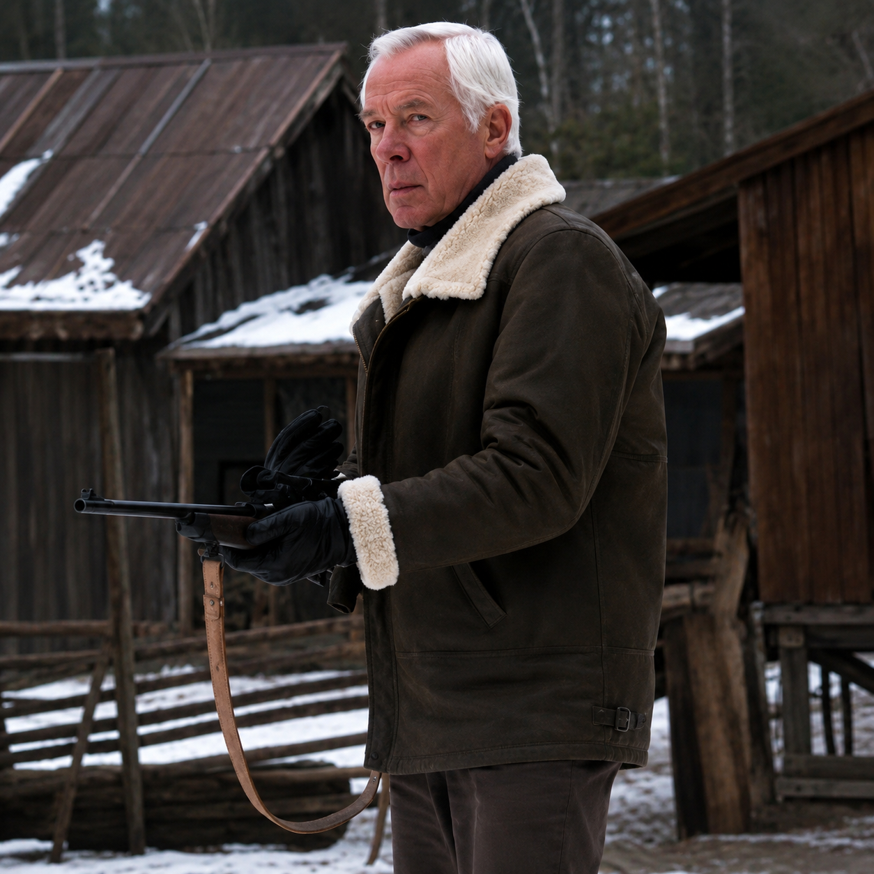 Hollywood Jackets Gorky Park William Hurt Aviator Shearling Jacket