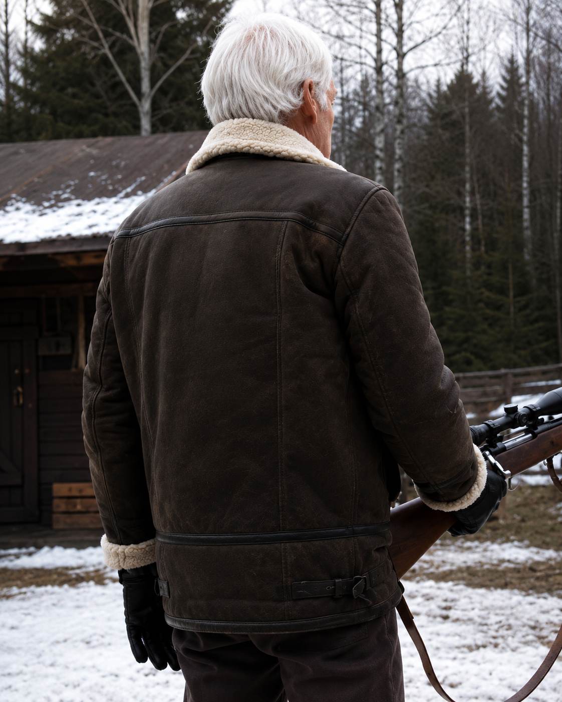 Hollywood Jackets Gorky Park William Hurt Aviator Shearling Jacket
