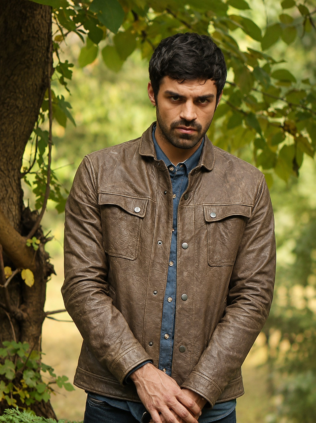 Hollywood Jackets The Gifted Sean Teale Eclipse Brown Leather Jacket