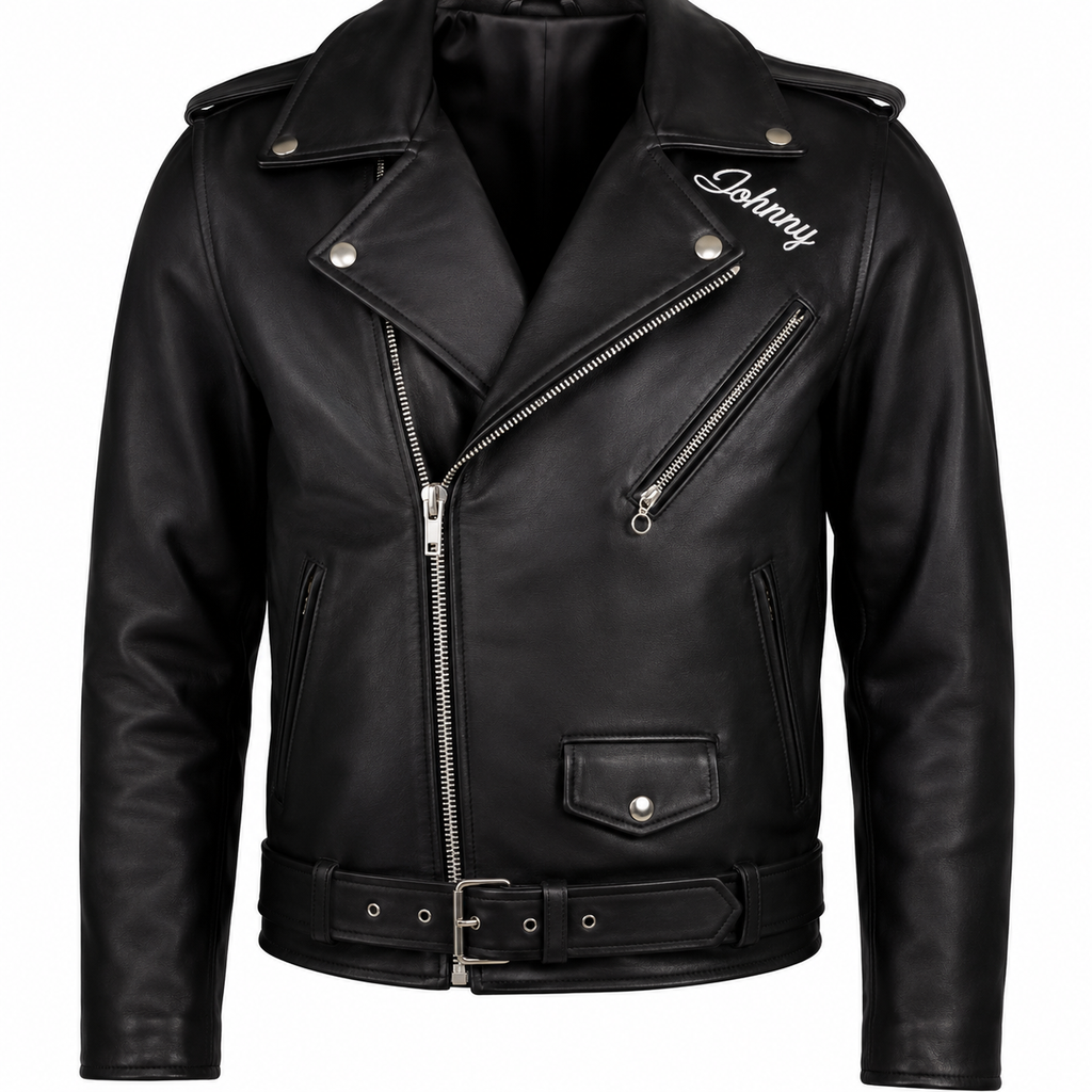 Hollywood Jackets BRMC Black Rebels Wild One Leather Jacket