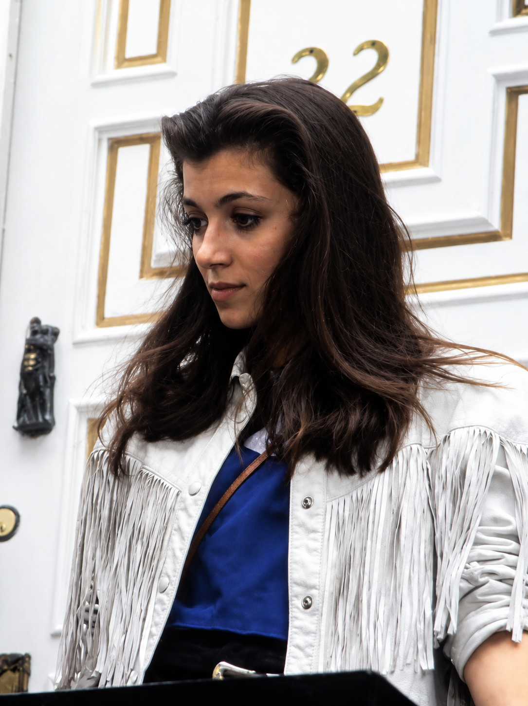 Hollywood Jackets Mia Sara Ferris Bueller's Day Off Sloane Peterson Fringe Leather Jacket