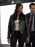 Hollywood Jackets Daphne Forrester Inspired High Potential Black Biker Leather Jacket