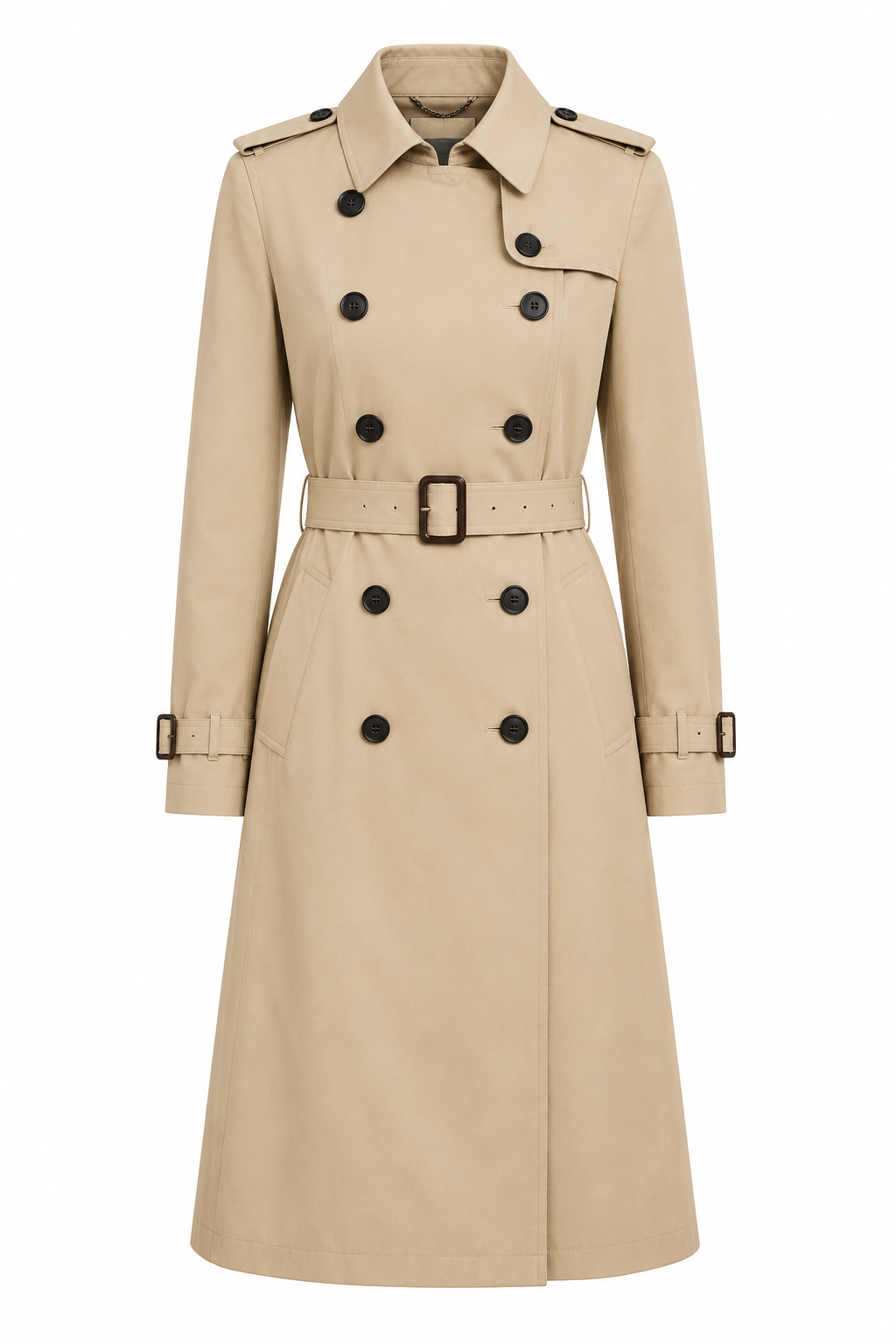 Hollywood Jackets Melania Trump Beige Trench Coat