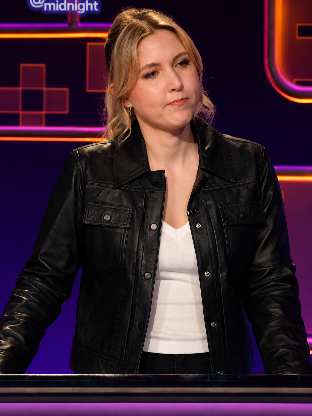 Hollywood Jackets Taylor Tomlinson After Midnight 2025 Leather Jacket