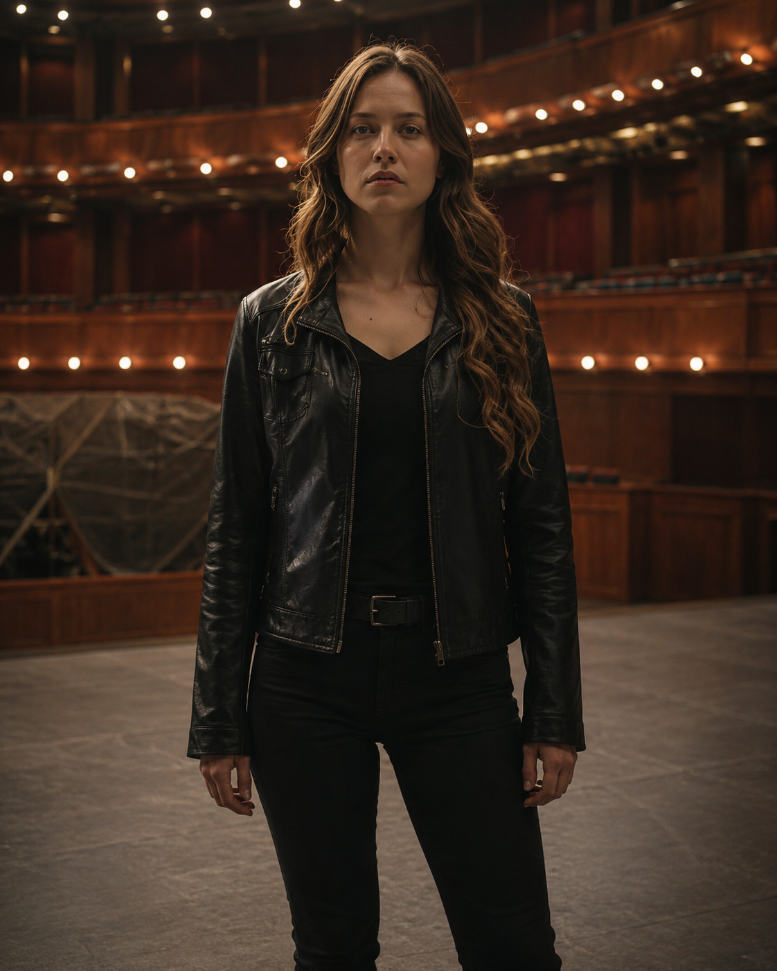 Hollywood Jackets Étoile 2025 Cheyenne Toussaint Black Leather Jacket