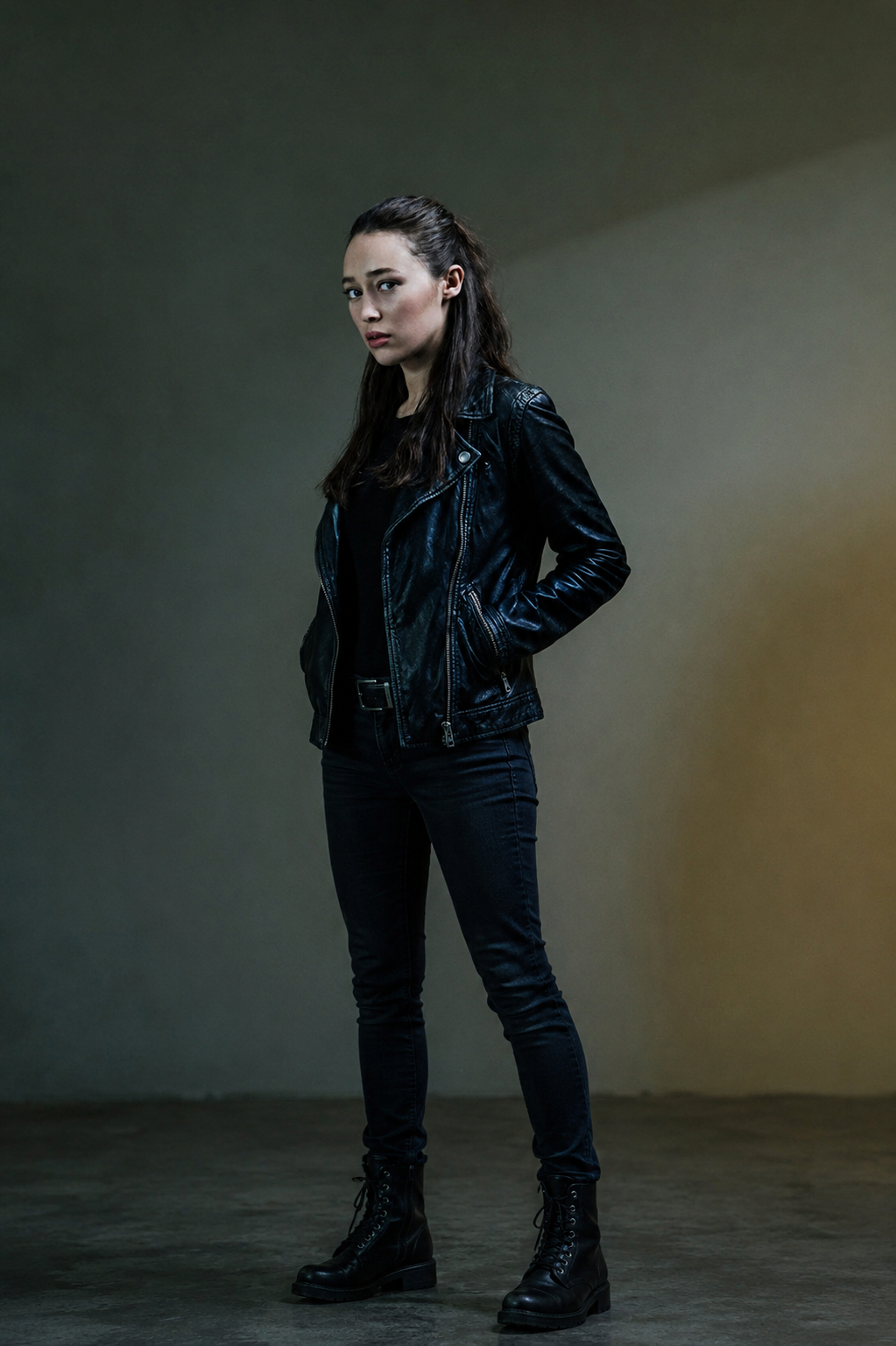 Hollywood Jacket Fear the Walking Dead S5 Alicia Clark Black Biker Leather Jacket