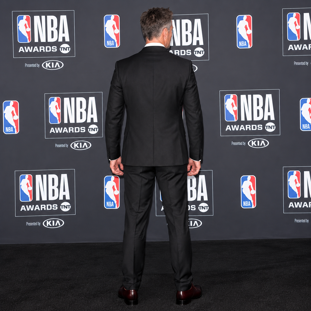 Hollywood Jackets Joshua Duhamel 2018 NBA Awards Black 3 Piece Cotton Suit Men’s