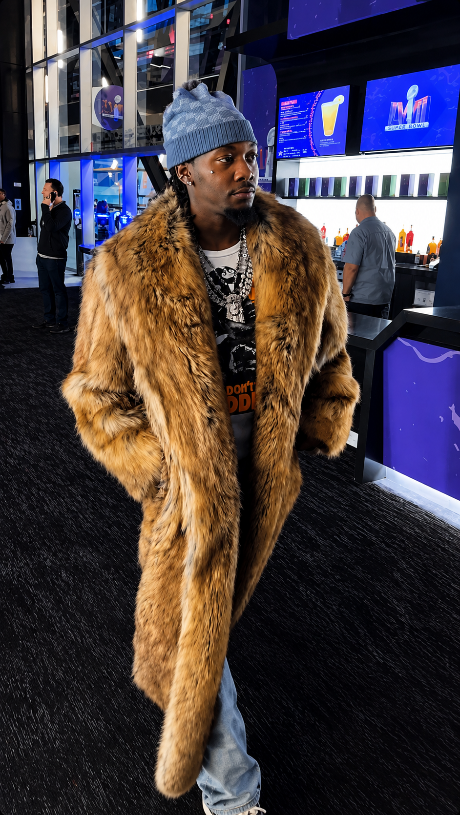 Hollywood Jackets Playboi Carti Fur Coat