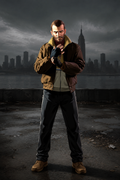 Hollywood Jackets GTA IV Niko Bellic Classic Brown Leather Jacket