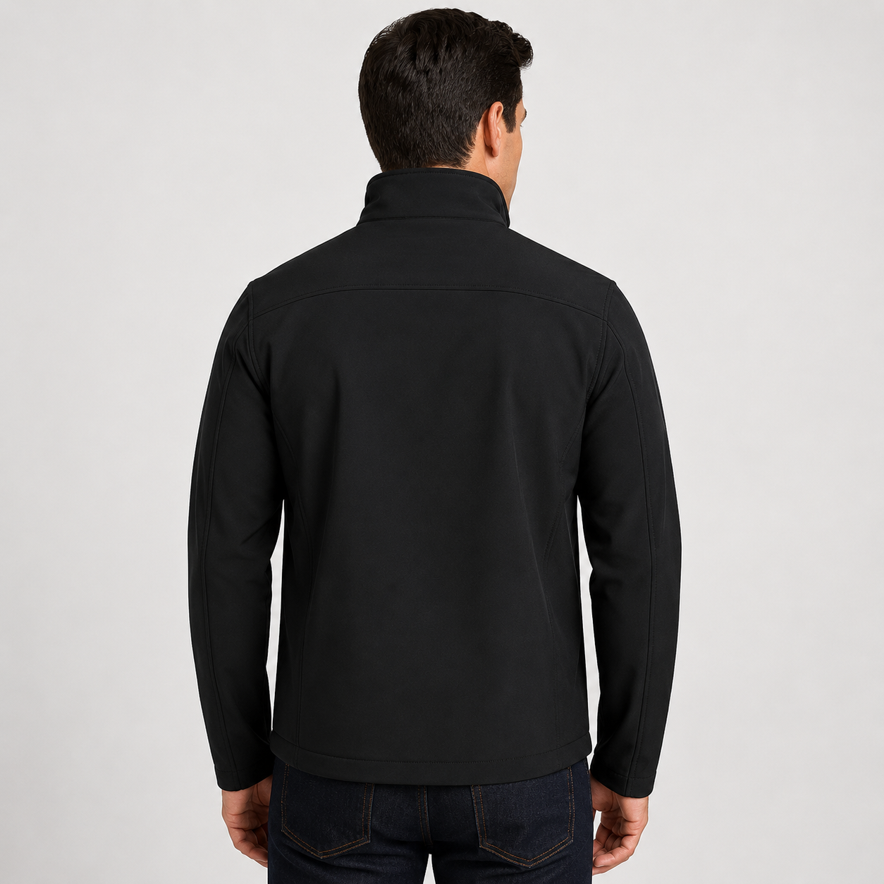Hollywood Jackets Men's Softshell Zip Jacket