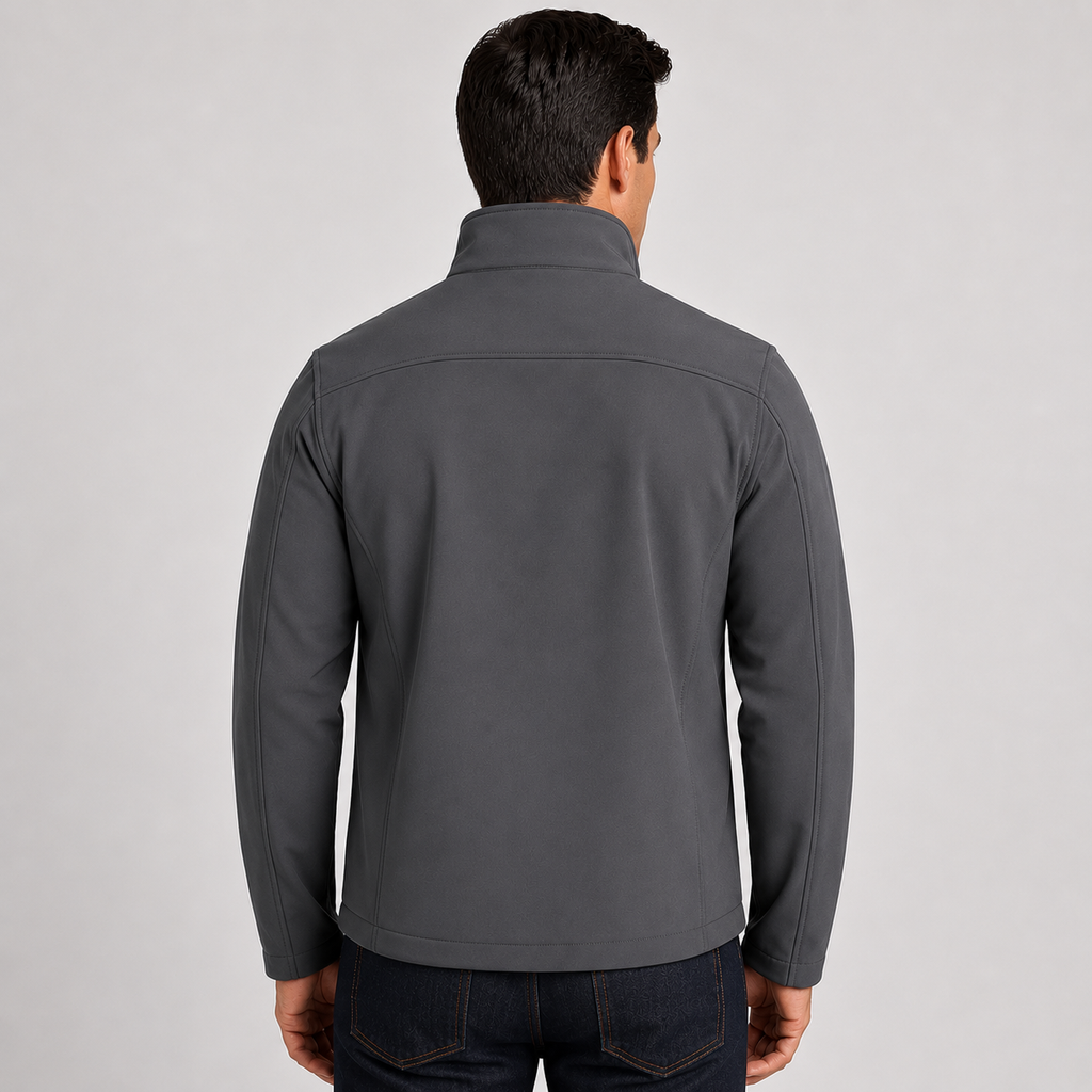 Hollywood Jackets Men's Softshell Zip Jacket