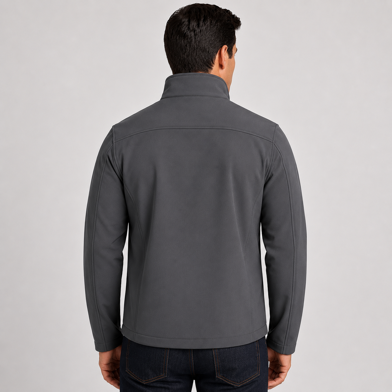 Hollywood Jackets Men's Softshell Zip Jacket