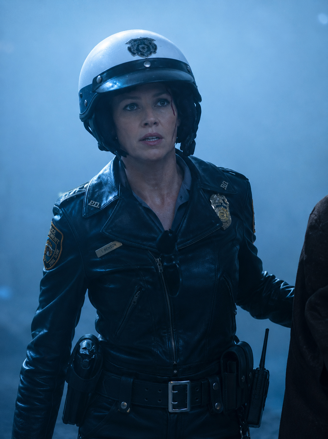 Hollywood Jackets Laurie Holden Silent Hill Black Leather Biker Jacket