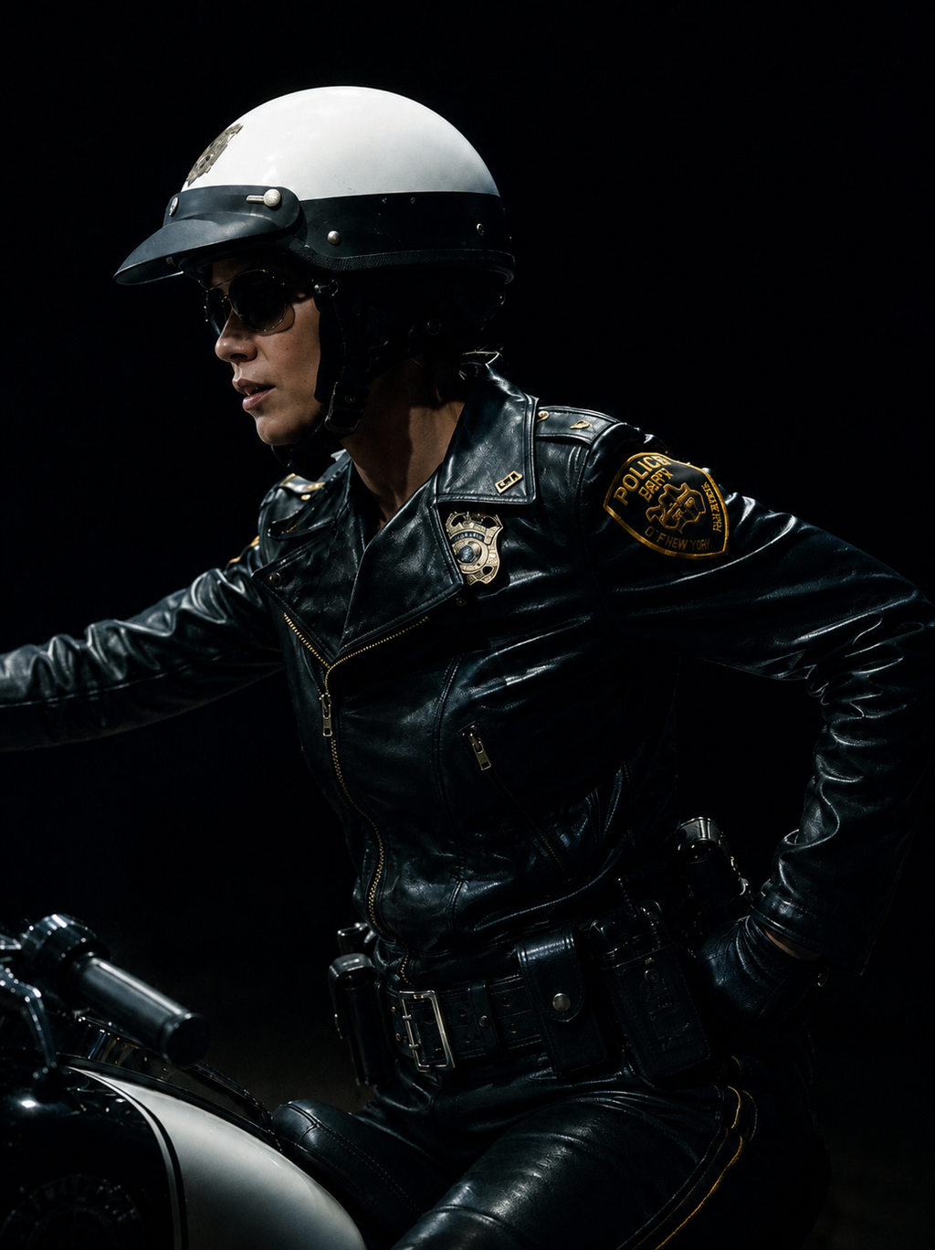 Hollywood Jackets Laurie Holden Silent Hill Black Leather Biker Jacket