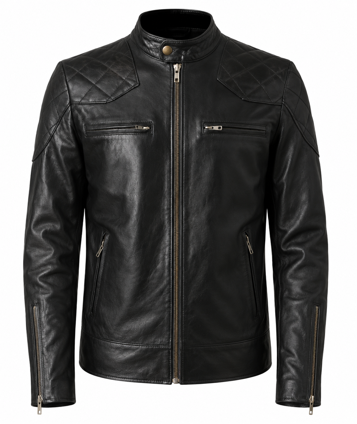 David Black Leather Jacket