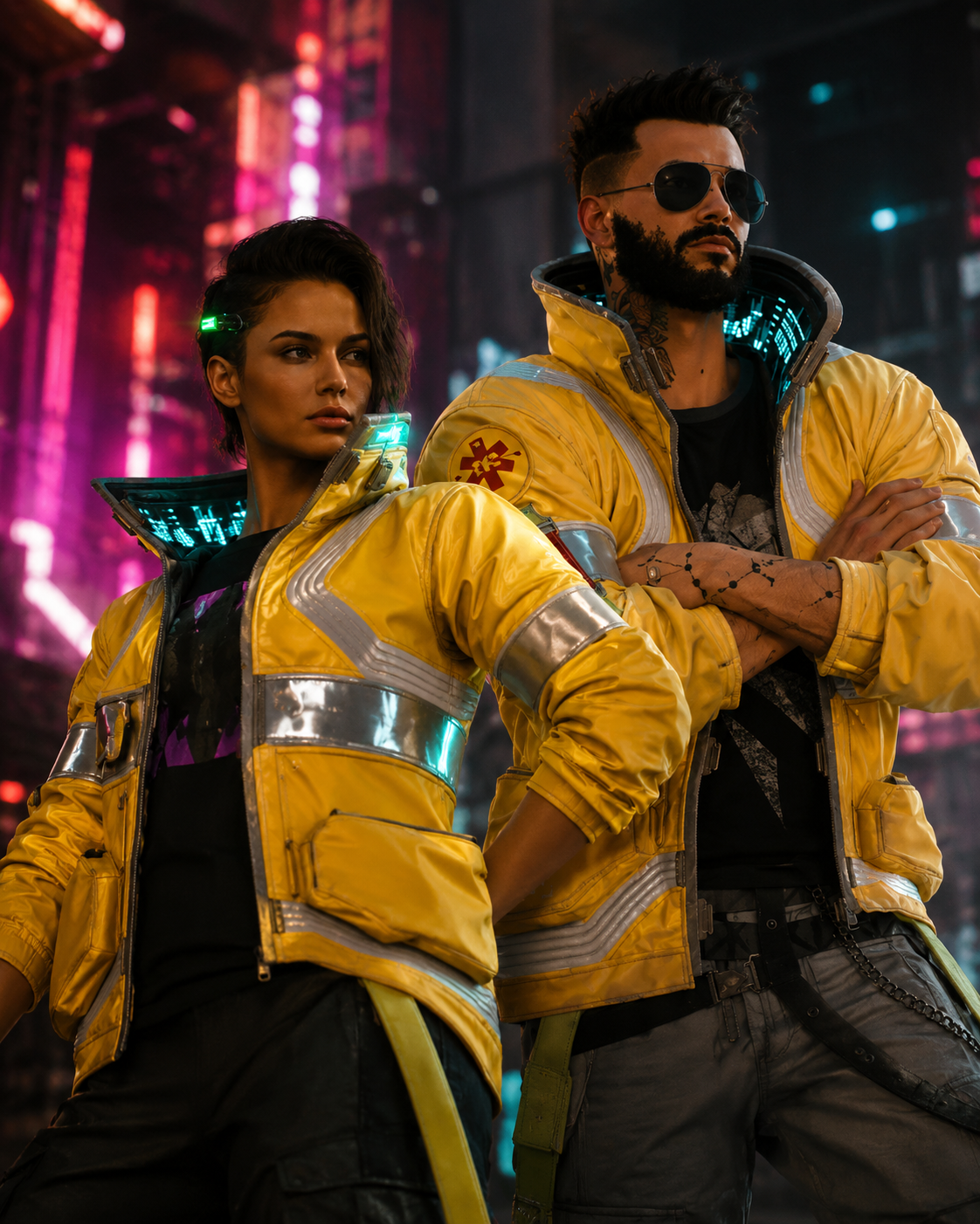 Hollywood Jackets Cyberpunk 2077 David Martinez Yellow Jacket Costume