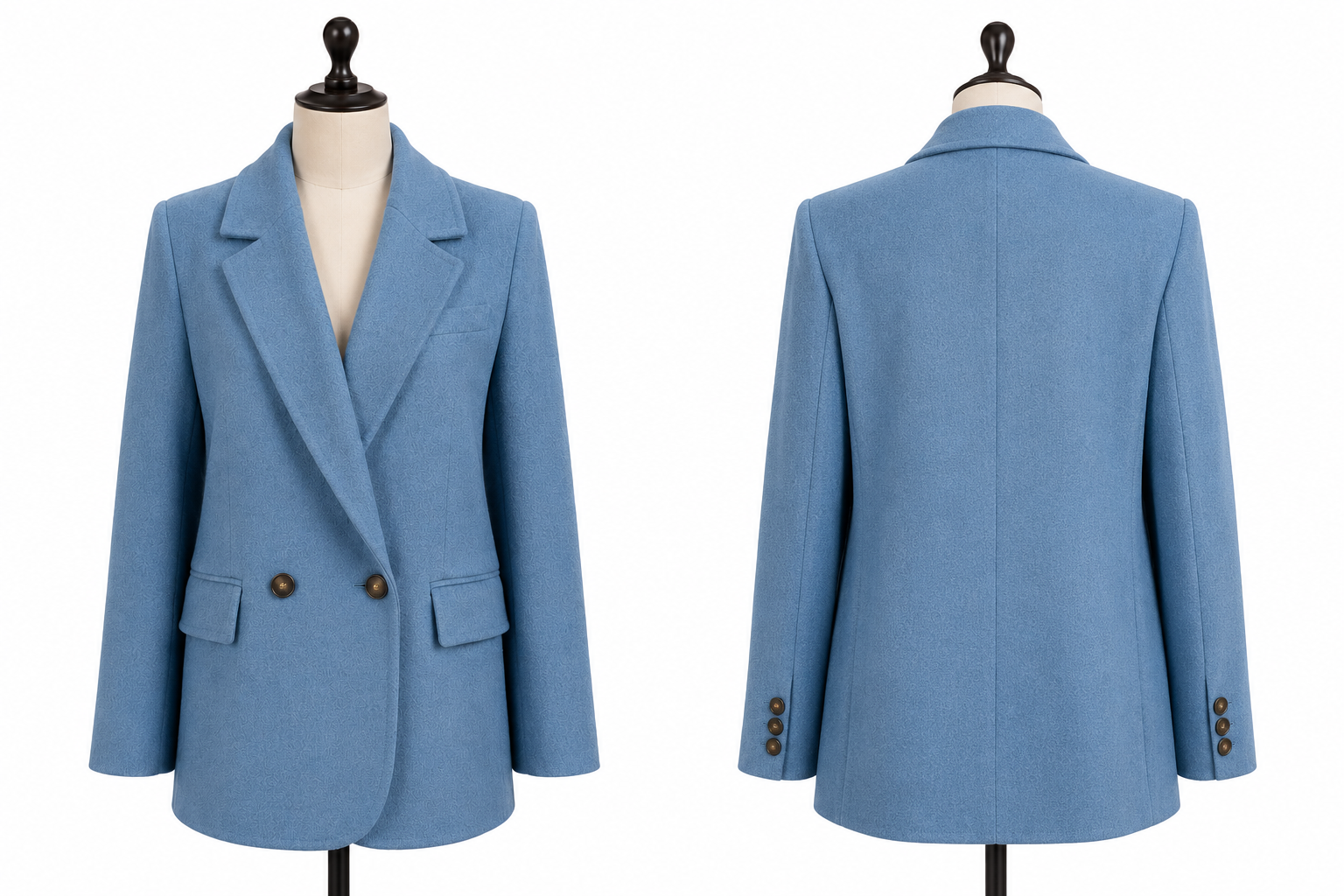 Hollywood Jackets Megan Stalter Too Much 2025 Jessica Blue Blazer Coat