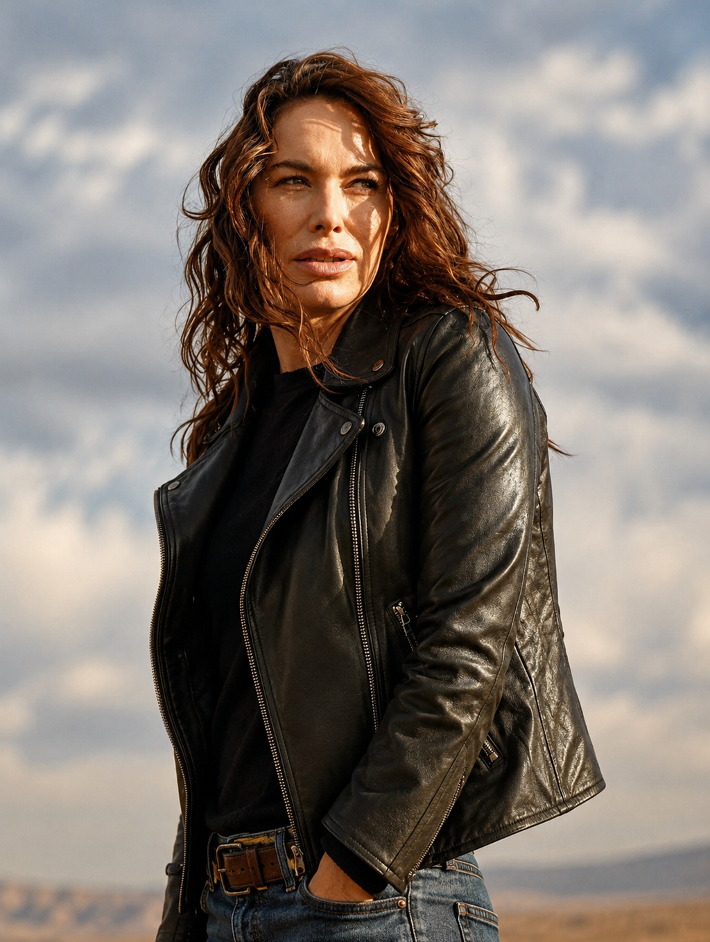 Hollywood Jackets 9 Bullets Lena Headey Leather Jacket