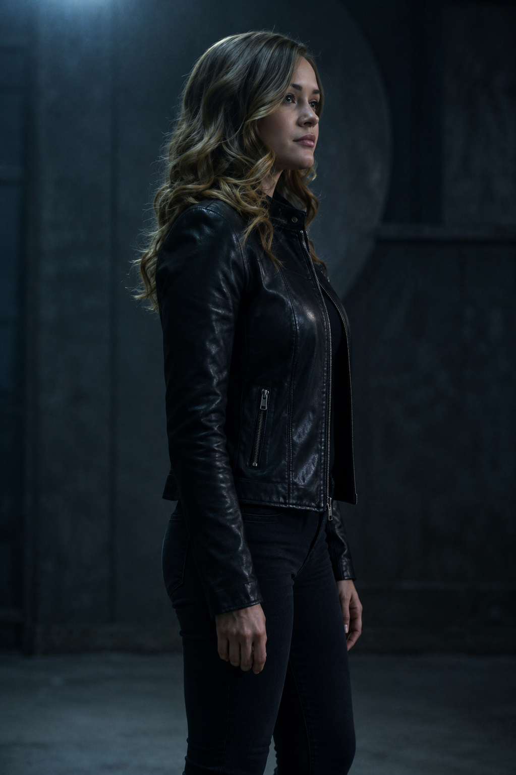 Hollywood Jackets Ambyr Childers You S02 Black Leather Jacket