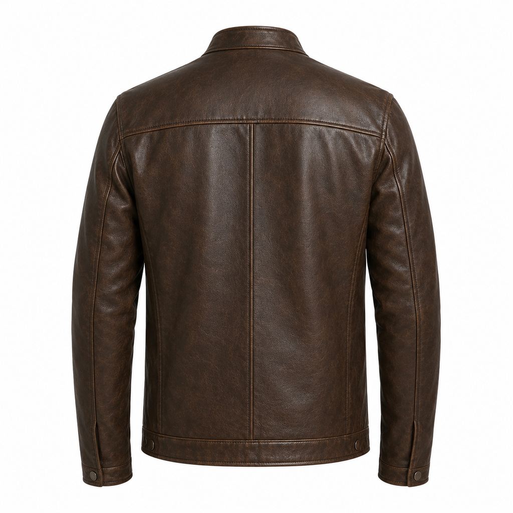 Hollywood Jacket Brown Mission Leather Jacket