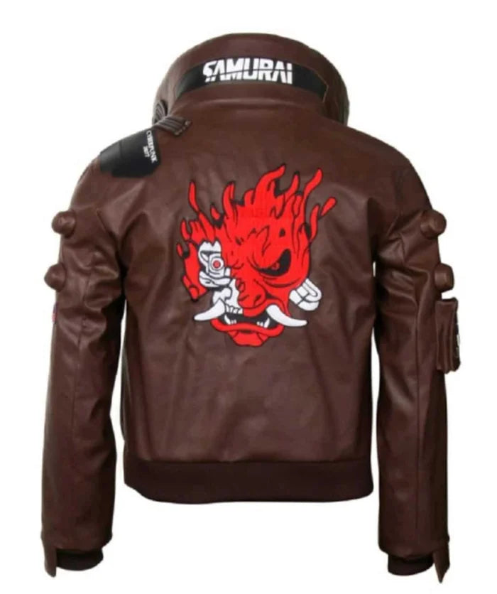 Gamer Style Samurai Leather Jacket