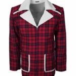 Deadpool Ryan Reynolds Shearling Fur Jacket Coat