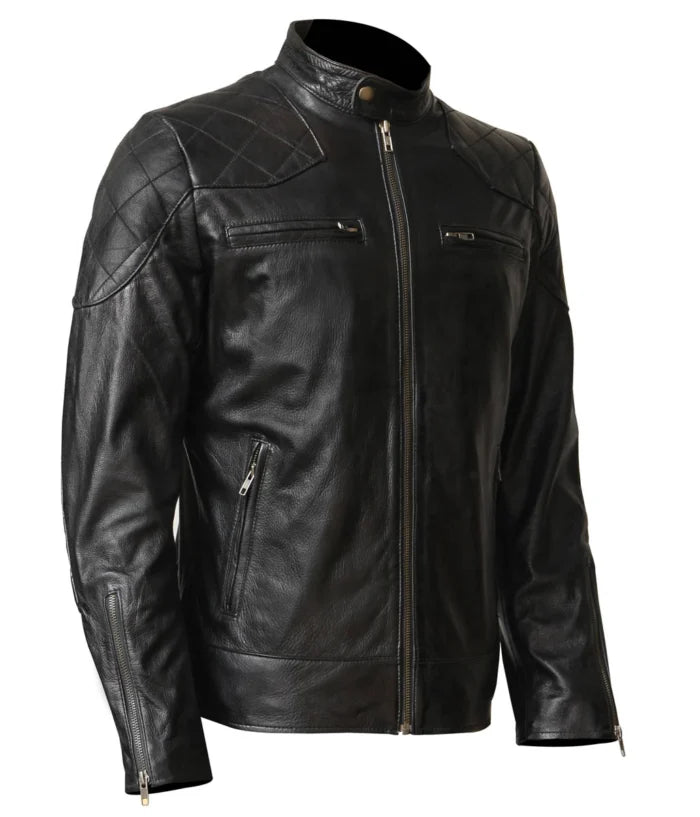 David Black Leather Jacket