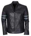 Designer Men Retro Black Biker Leather Jacket – Premium Genuine Leather Jacket
