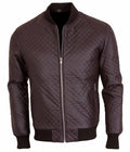 Brown Slim Fit Embroidered Designer Jacket for Men