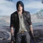 Devil May Cry 5 Black Dante Leather Coat Costume